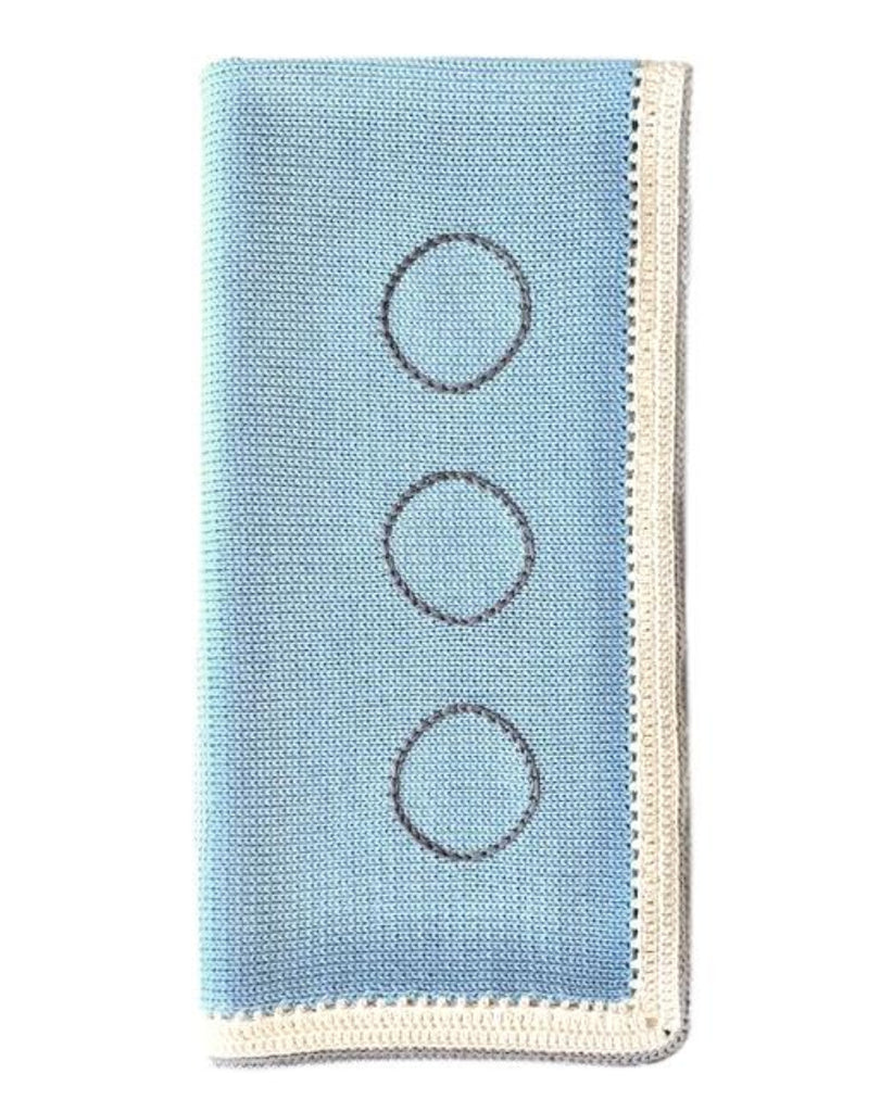 Baby Blue & Stone Blanket