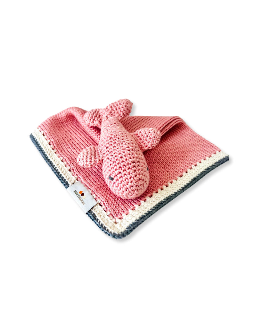 Blush & Stone Whale Lovie & Hat