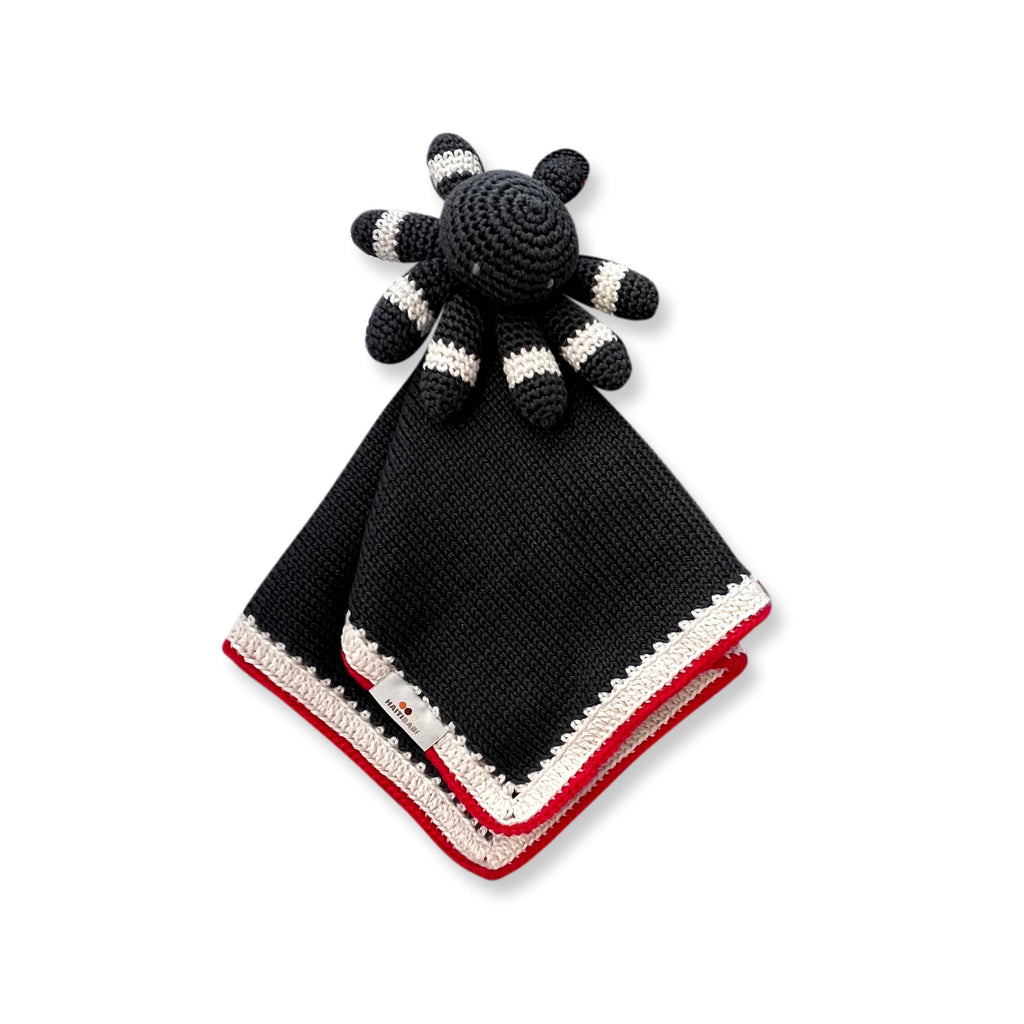 Carbon & Red Octopus Lovie