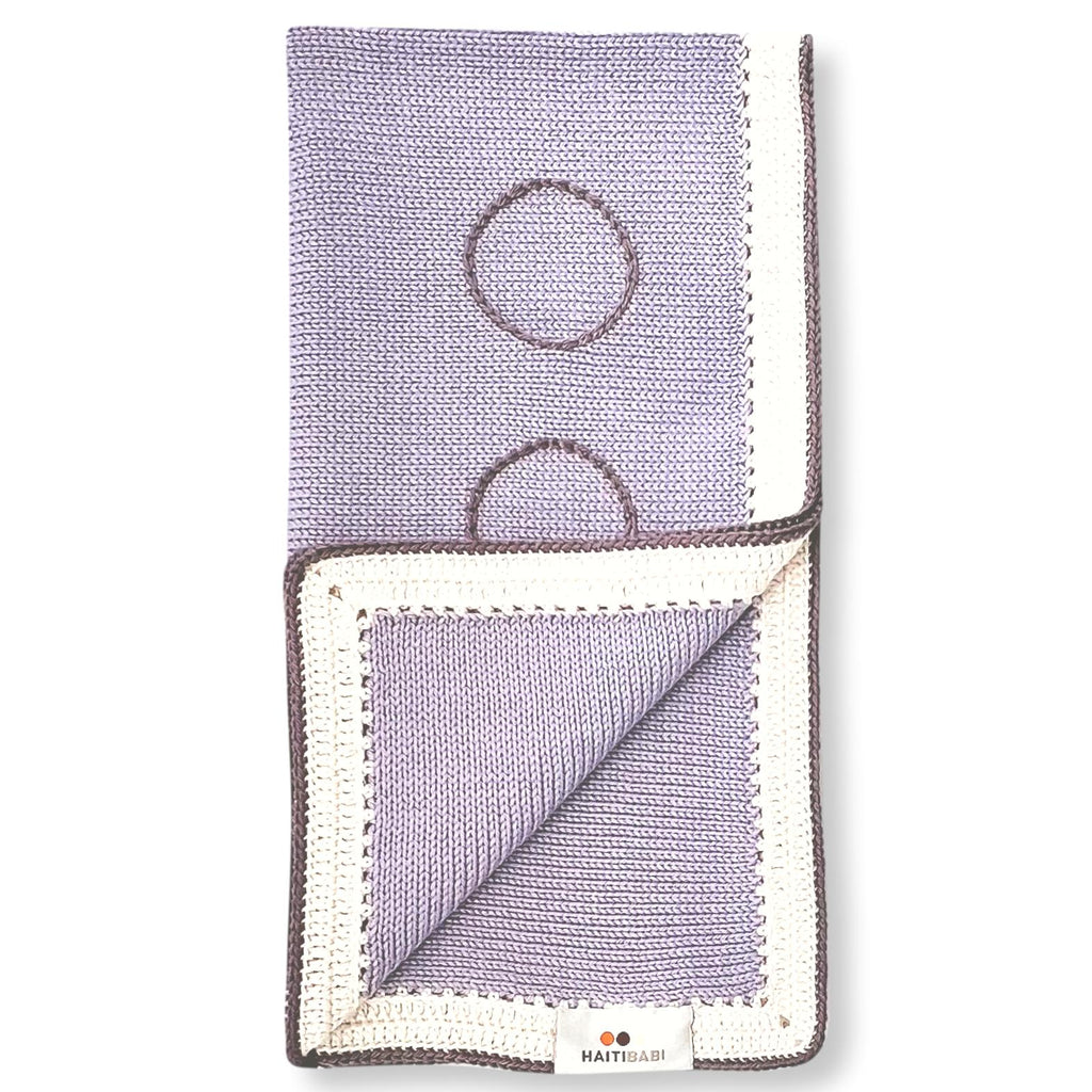 Purple Ice & Suede Blanket, Octopus Lovie & Beanie Set