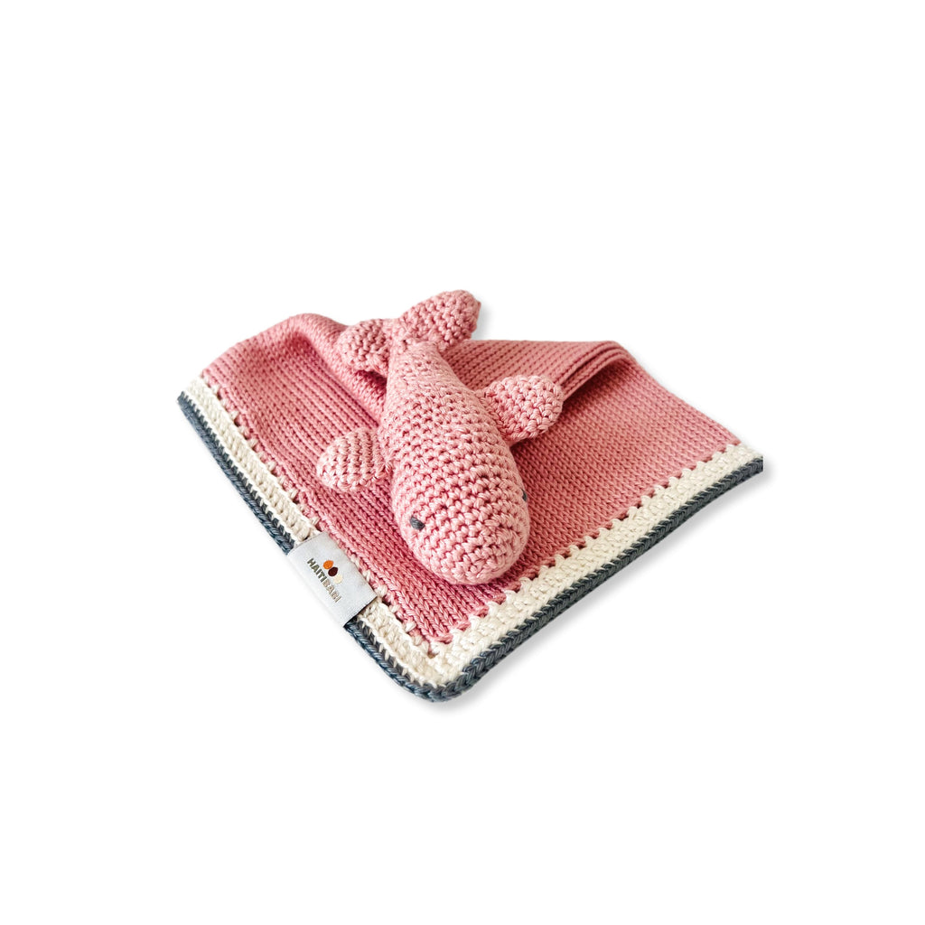 Blush & Stone Whale Lovie & Hat