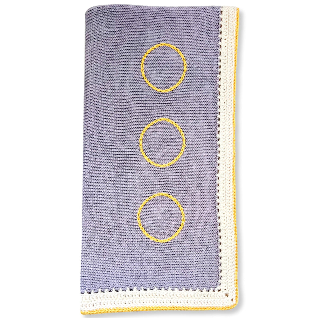 Purple Ice & Pineapple Baby Blanket
