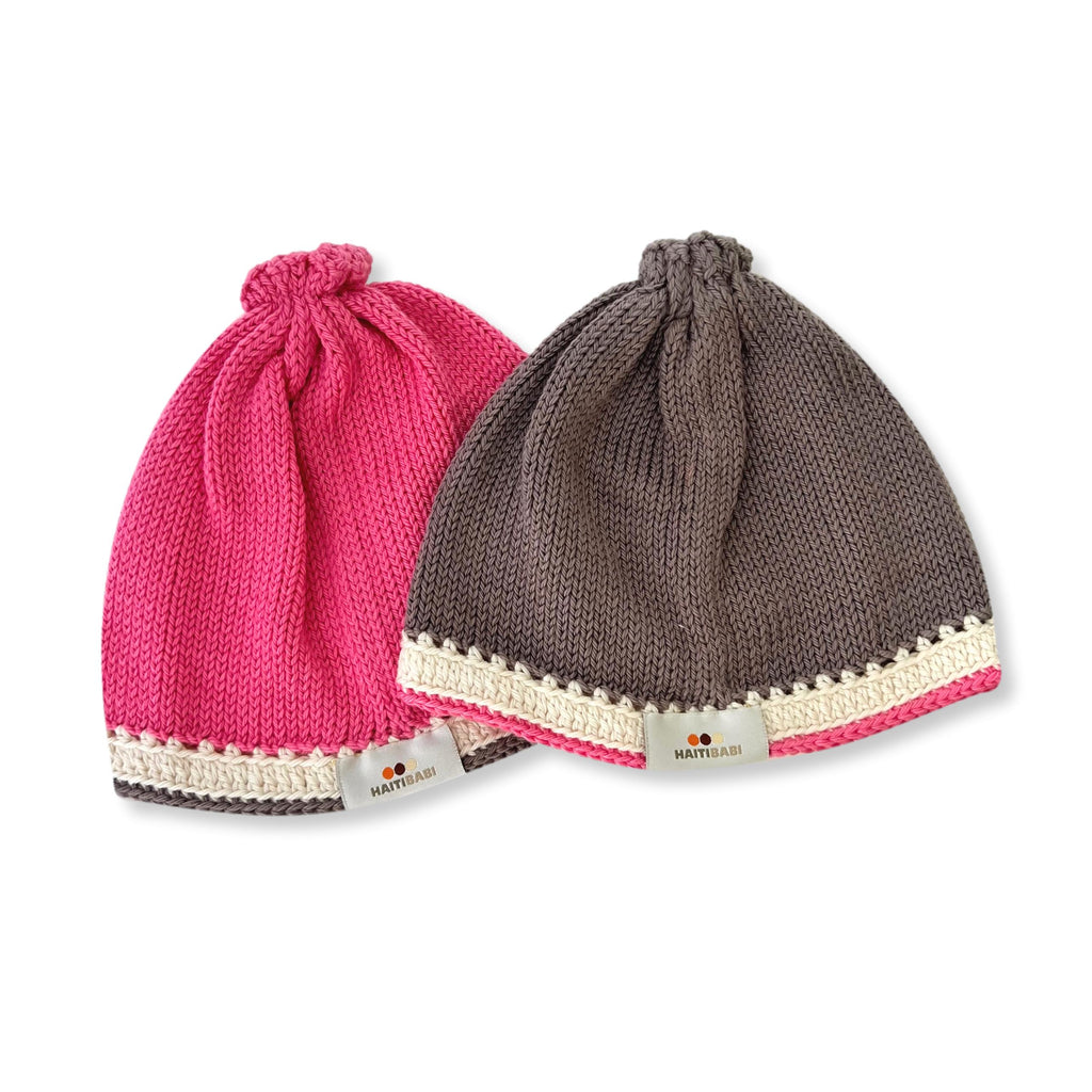 Primrose & Suede Baby Beanies
