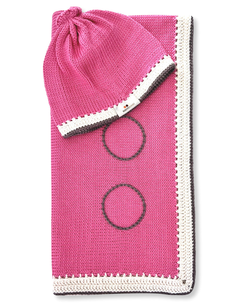 Primrose & Suede Blanket and Hat Set
