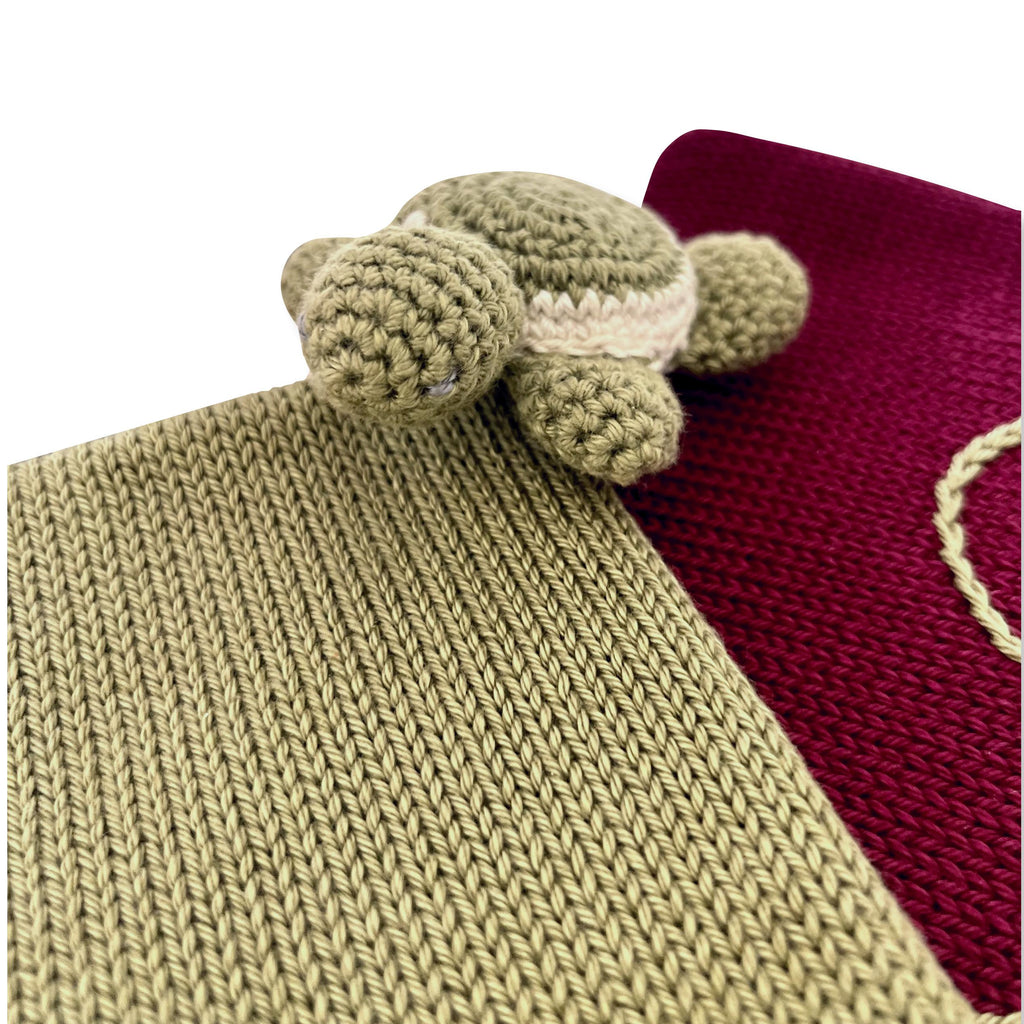 Syrah & Summer Moss Blanket & Summer Moss Lovie Set