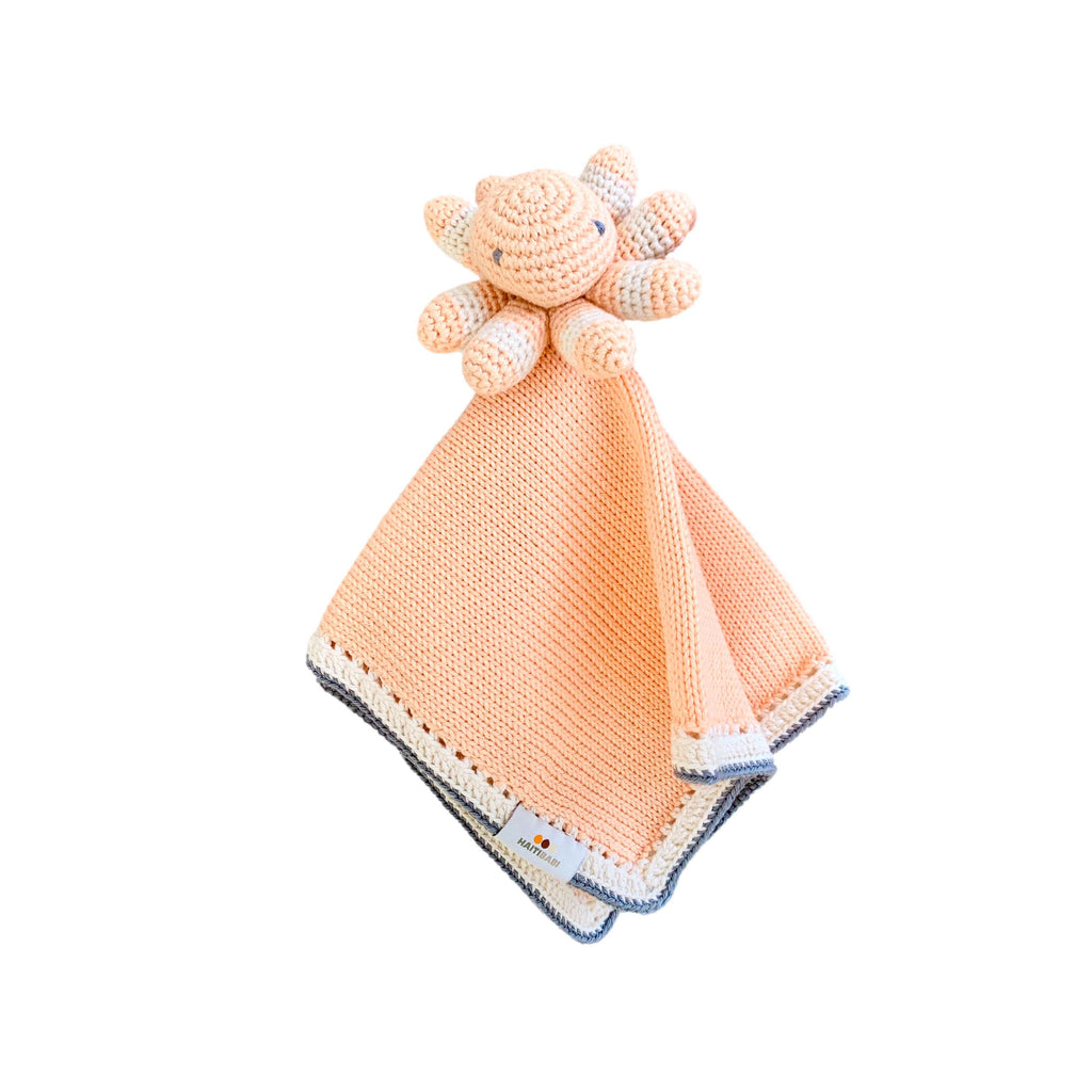 White Peach Lovie & Hat Set