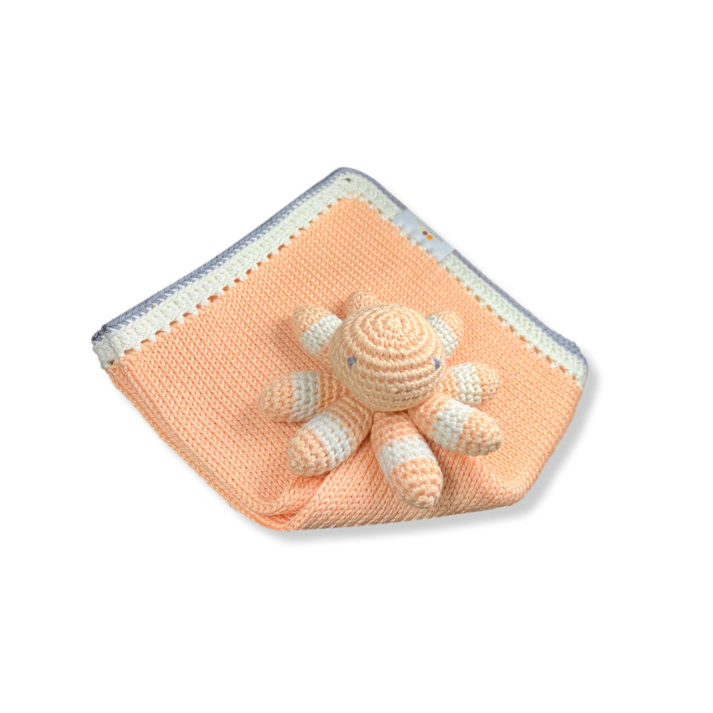 White Peach Lovie & Hat Set