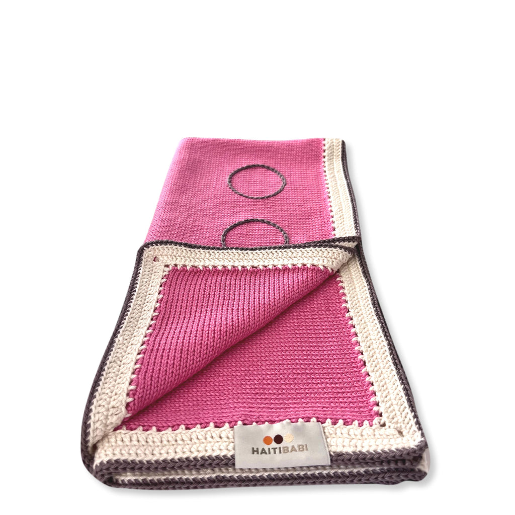 Primrose & Suede Blanket and Beanie Set