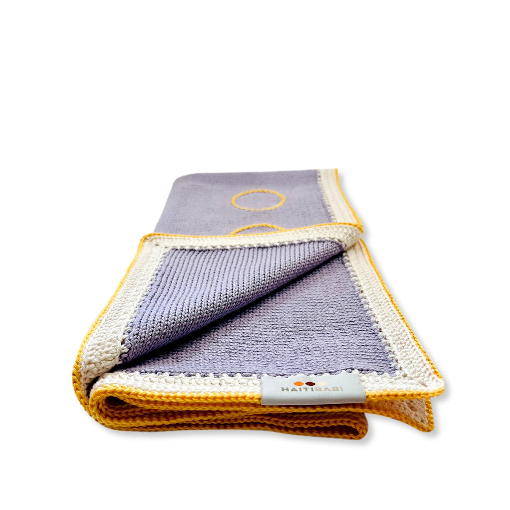 Purple Ice & Pineapple Baby Blanket