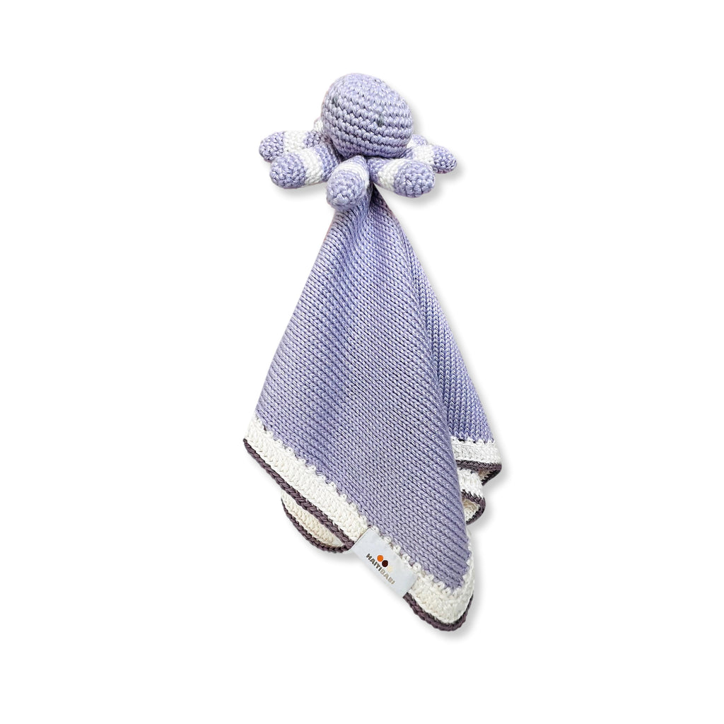 Purple Ice & Suede Octopus Lovie