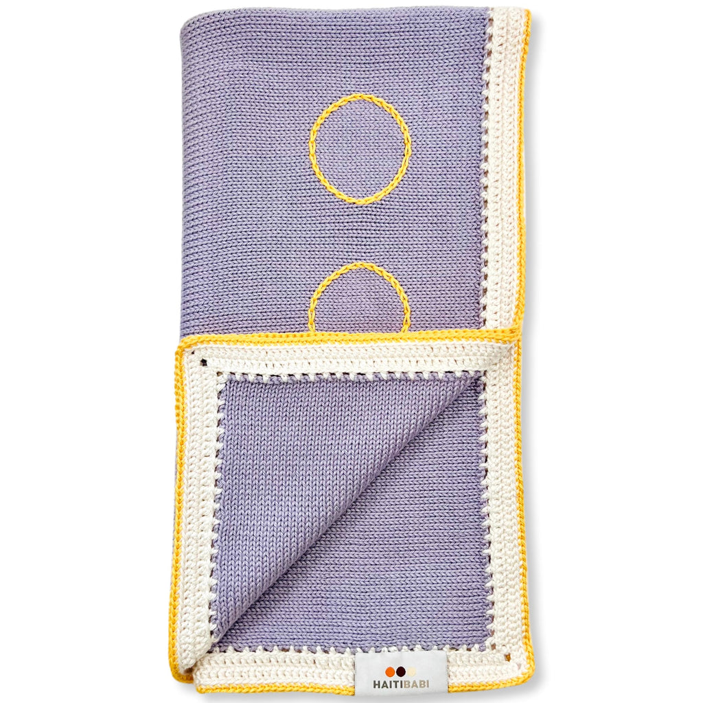 Purple Ice & Pineapple Baby Blanket