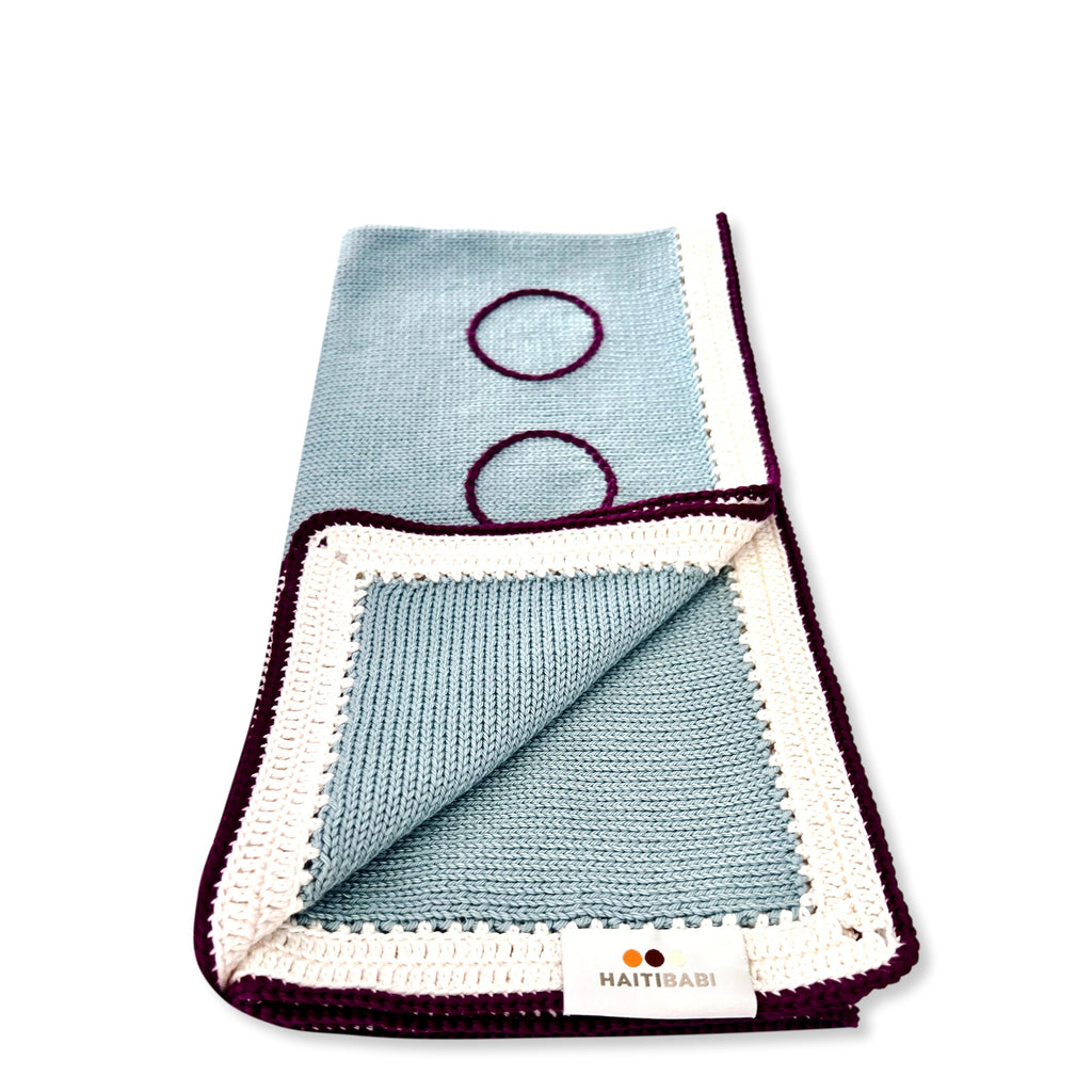 Stone Blue & Syrah Blanket
