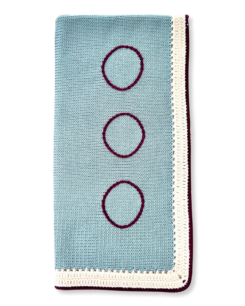 Stone Blue & Syrah Blanket