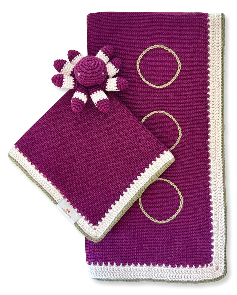 Syrah & Summer Moss Blanket & Lovie Set