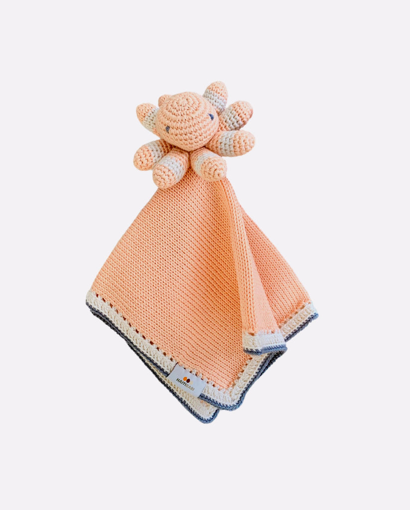 White Peach Lovie & Hat Set
